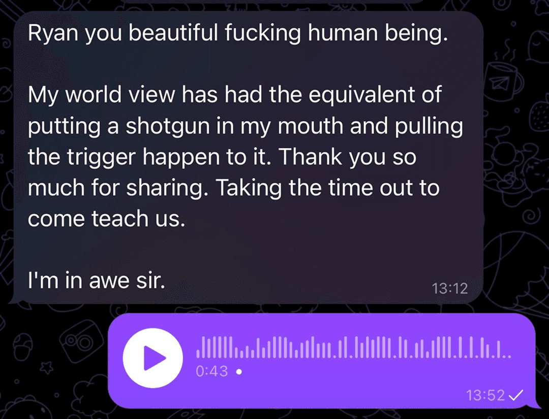 Client conversation testimonial 4